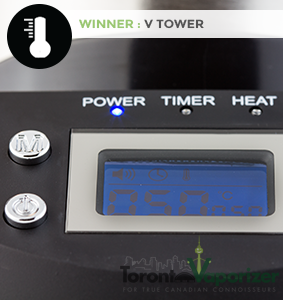 Ganador de flexibilidad de temperatura - Arizer V-Tower