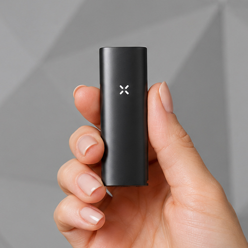 Hand holding a Pax_4 vaporizer.