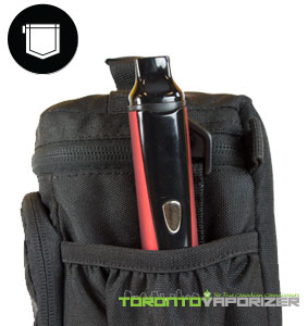 Titan 1 Vaporizer inside bag pocket