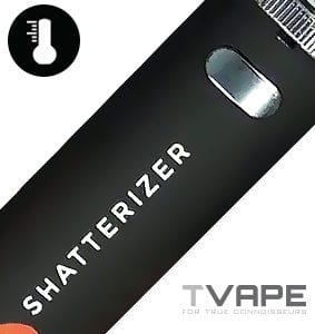 Shatterizer Concentrate Vaporizer power button