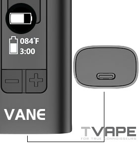 Yocan Vane vaporizer usb slot