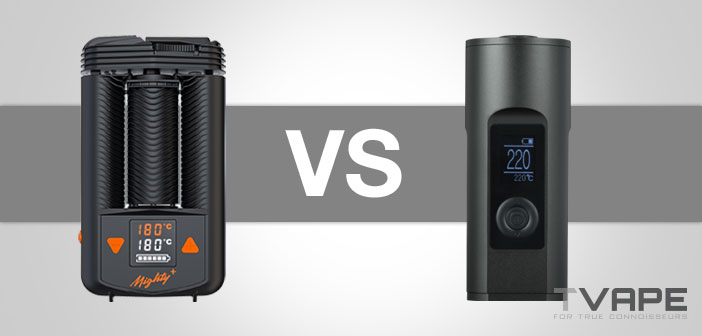 Mighty+ (Plus) vs Arizer Solo 2 Vaporizer Comparison