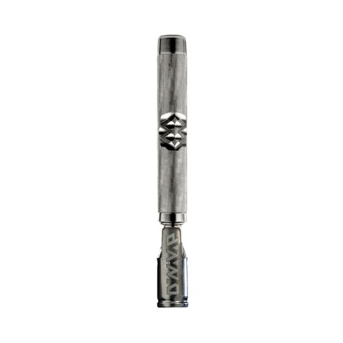 Steel-colored DynaVap M7 vape in stainless steel, designed for portable dry herb vaporization with ergonomic grip and heat-resistant build for daily use.