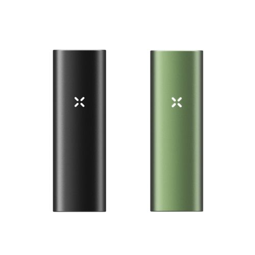 New Pax Mini vaporizer - Onyx and Greenstone color options show against each other