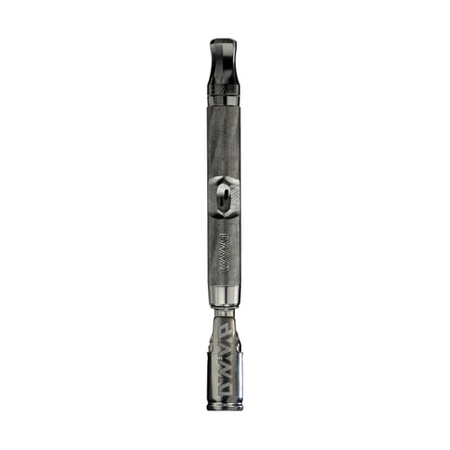 Steel-colored DynaVap M7 XL vape in medical-grade stainless steel, designed for portable dry herb vaporization with an ergonomic grip and durable construction.