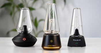 3 vapor cups is being showcased: Tronian Omegatron 2, Zenco Duo and Pulsar Sipper