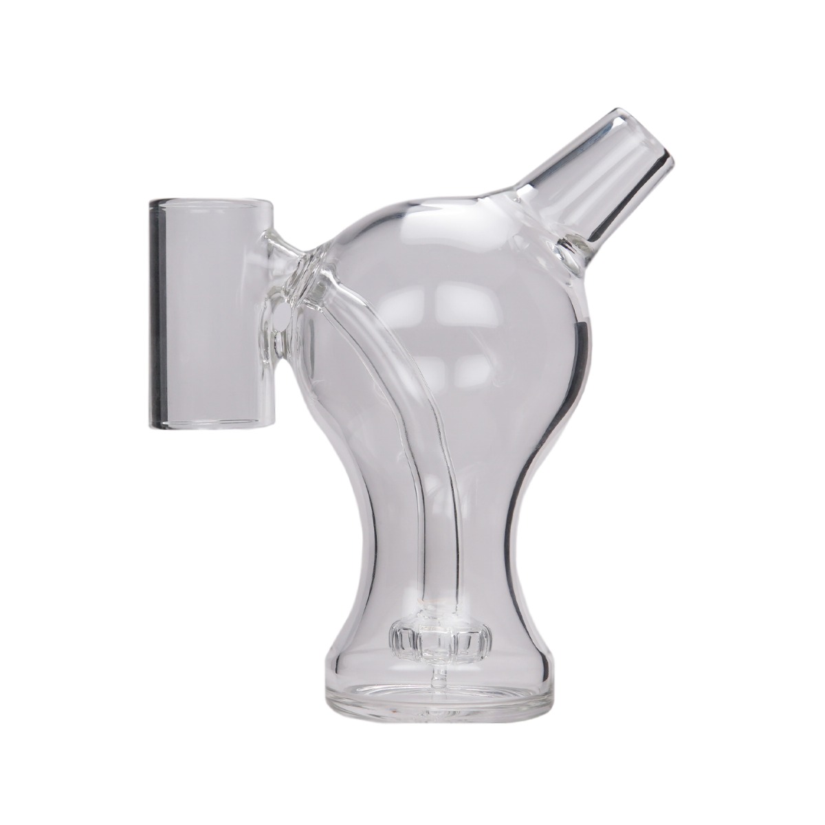 Crossing Tug 2.0 Glass Bubbler left view