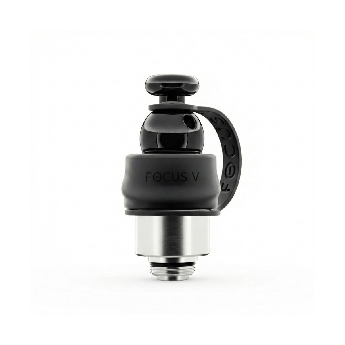 Focus V Intelli-Core Oil atomizer with bubble cap, a ceramic-coated ceramic CARTA atomizer replacement