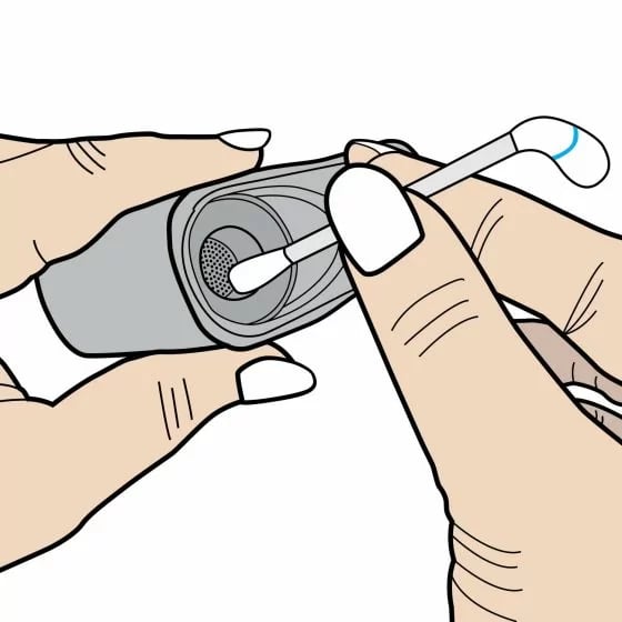 cleaning device with Zeus Grime Stick