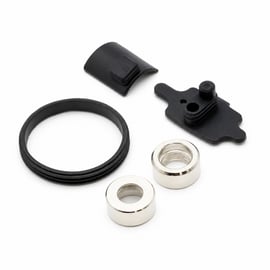 DaVinci ARTIQ Replacement Kit contents: two silver threaded magnetic collars and three black replacement seals