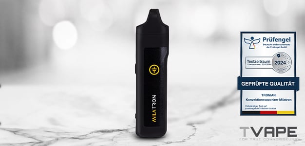 Tronian Milatron Portable Vaporizer with Prufengel rating
