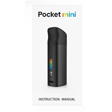 In the box: yocan black pocket mini-instruction manual