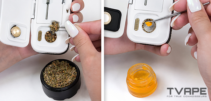 AirVape Legacy Core dry herb vaporizer - a showcase of 2 different use-cases with dry herb and concentrates