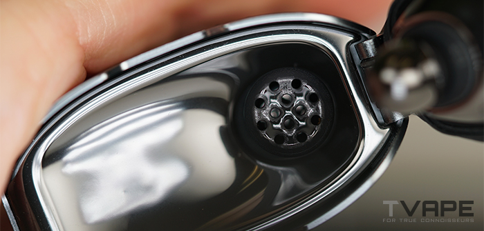 DaVinci IQ3 Dry herb Vaporizer 3D Chamber close up