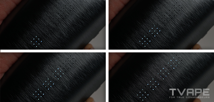 DaVinci IQ3 Dry herb Vaporizer Temperature LEDs