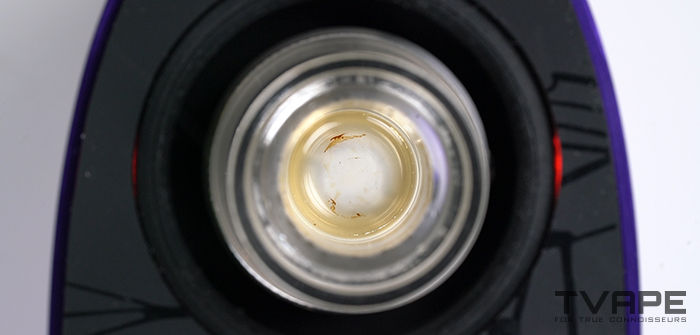 Side by Side close up of the Davinci EQ chamber before and after heating wax