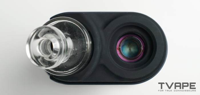 Dr. Dabber Switch Go - a close-up view of the induction chamber