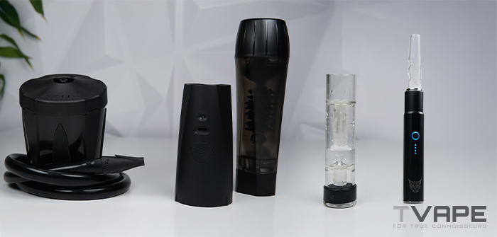 Linx Saber Dry herb Vaporizer with compatible Accessories