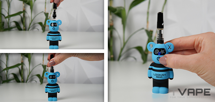 The process of using Lookah Bear 510 Battery