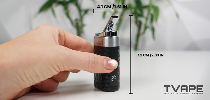 Lookah Python concentrate vaporizer - dimensions
