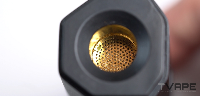 Nectar Hex Dry herb Vaporizer gold plated 3D Chamber close up