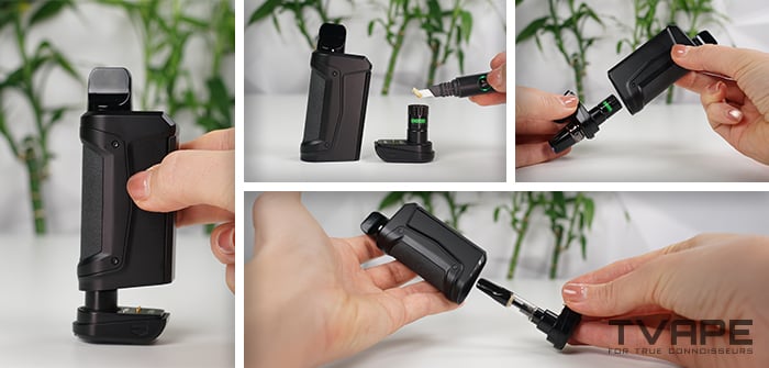 Ooze Duplex 2 concentrate vaporizer - operation process