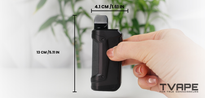 Ooze Duplex 2 concentrate vaporizer - dimensions