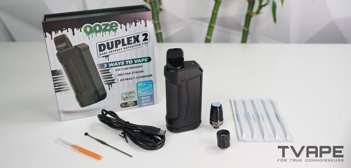 Ooze Duplex 2 concentrate vaporizer - packaging content