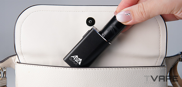 Pulsar APX Wax V3 in a purse