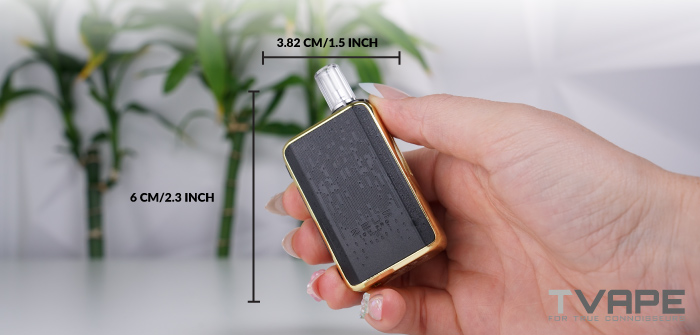 Zeus Ion Pro dimensions – 3.82 cm height and 06 cm width size chart