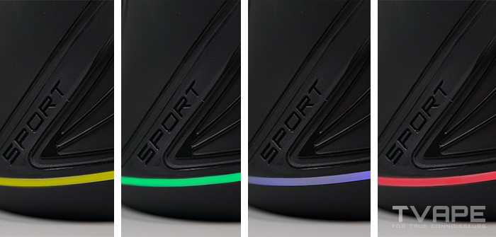 Focus V Carta Sport E Rig - LED indicators, that show the temperature setting of the Electric Dab Rig