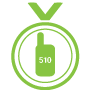 Medal icon with 510-thread battery – Best 510 Batteries ranking