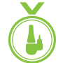 Medal icon with e-rig silhouette – Best E-Rigs ranking