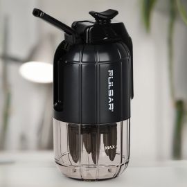 Pulsar Dabtron 2.0 E Rig - close-up view with Pulsar logo on front