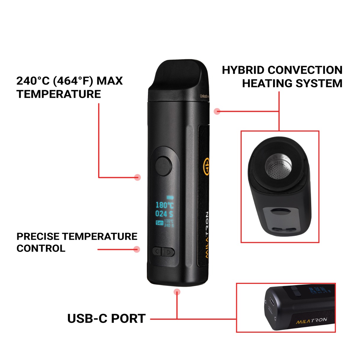 Tronian Milatron Vaporizer for Sale at $89 + FREE $12 GIFT | TVape USA