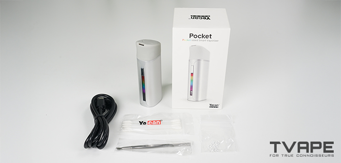 Yocan Black Pocket - packaging content