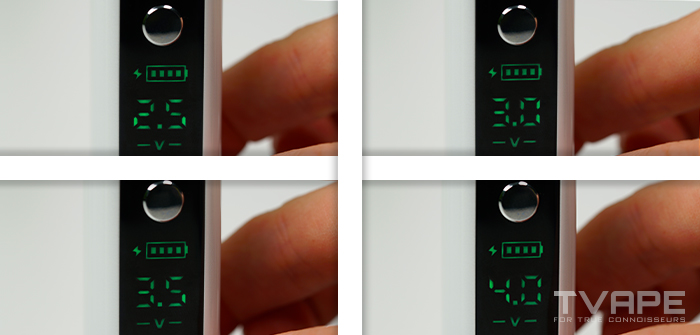 Yocan Nestor Dab pen close up of LEDs
